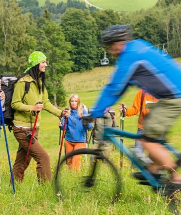 wandelen en fietsen